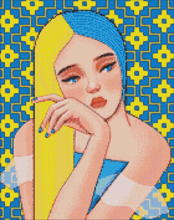 AMO7243 Алмазная мозаика - Непреклонная 40*50см