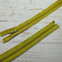 Молния разъемная, витая, Т5, 75см, нейлон, 0734 оливково-зеленый