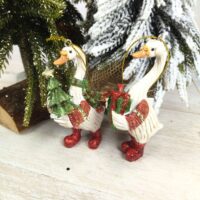 Декоративна підвіска Гусак Різдвяний, 4 дизайни, 11.5см, 707-792