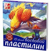 Пластилин восковой Голубой, 30 г ГАММА