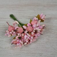 Тичинка з грушею 10см рожева Т5