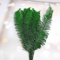 Куст высокий в глиттере зеленый Л13