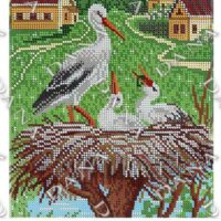 ДАНА-2313 Аисты, схема под бисер