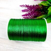 Корсетный шнур №19/43 зеленый