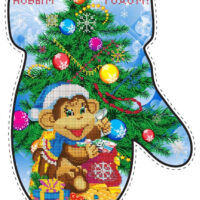 ЮМА 3 Рукавичка, схема под бисер