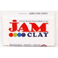 Полимерная глина Jam Clay 20г зефир, белый