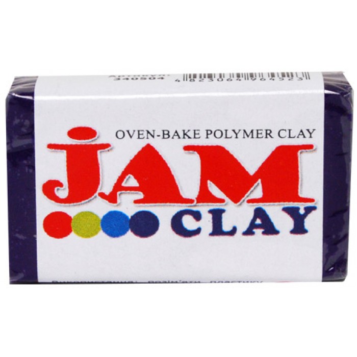 Полимерная глина Jam Clay 20г фиолетовая сказка