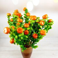 Гілка горобини оранжево-червона 19*2см 5570NS