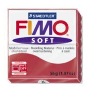 Полимерная глина Fimo Soft 26 вишня 56г