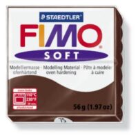 Полимерная глина Fimo Soft 75 коричневый 56г