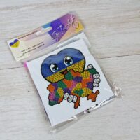 Набір для творчості зі стразами (наклейка) З Україною в серці 8,7*9,7см 187120