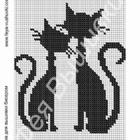 Фея Вышивки КР-168 Котики, схема под бисер