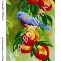 Фея Вышивки КР-150 Птица на ветке, схема под бисер