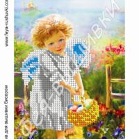 Фея Вышивки КР-147 Пасхальный ангелочек, схема под бисер