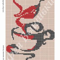 Фея Вышивки КР-16 Бодрящий кофе, схема под бисер