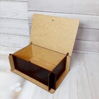 ПА-К-001-3 Коробка коричнева з кришкою 20,5*30,5*11см