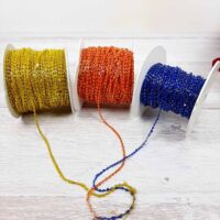 Шнур с бусинами (за 1м)