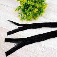 Блискавка трактор Т5 70см чорна, 1б