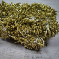 Тичинки великі в цукрі на нитці золото 0,3см 24шт