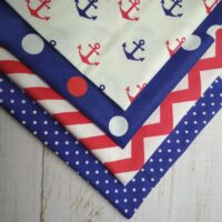 Набор хлопковых тканей №01 "Морской"