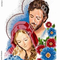 Фея Вышивки В-137 Святое семейство, схема под бисер