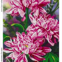 Фея Вышивки В-35 Цветы, схема под бисер