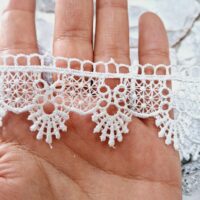 Мереживо макраме 3,0см біле ТВ-2