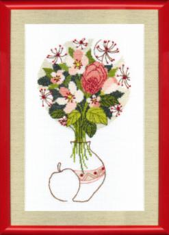 Crystal Art ВТ-045 Цветение яблони, набор для вышивания нитками