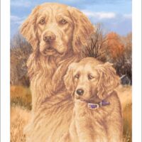 Золотая подкова ЗПТ-014 Верные друзья, схема под бисер