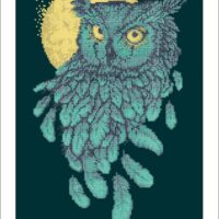 Золотая подкова ЗПТ-013 Сова, схема под бисер