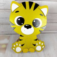 ПА-К-012-3 Коробка Котёнок желтый 29*21*9,5см