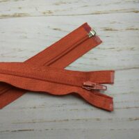 Молния разъемная, витая, Т5, 50см, нейлон, 0351 терракот