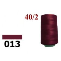 Нить полиэстер 40/2 4000ярд 013 бордо