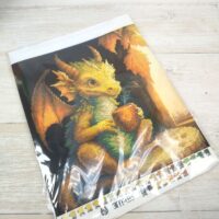 Золотая подкова ЗПТ-035 Дракончик, схема под бисер