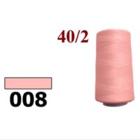 Нить полиэстер 40/2 4000ярд 008 розовый