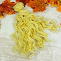 Волосы для кукол мокрые кудри 15см/≈1м Блонд 10354-15