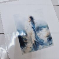 Принт для вишивки "Дівчина на узбережі" WH-108 А6 9*13см