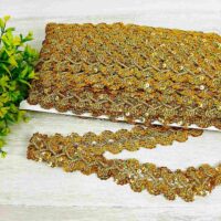 Тесьма парчевая 2,2см №O/3553/G золото