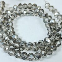 Скло 6мм 80-85мм з переливом раухтопазовий 06021ab