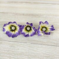 Квітка анемона маленька 6см Фіолетова Г374