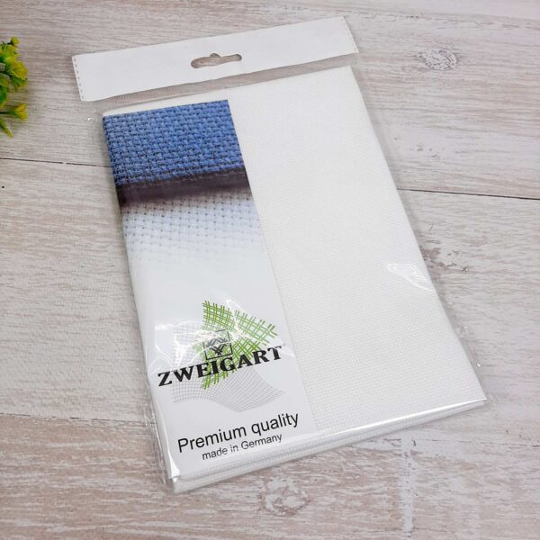 Канва ZWEIGART Aida №14 Premium quality 50*55см беж вінтажний