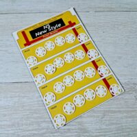 Кнопка пришивна 25мм пластик біла 1шт 2024