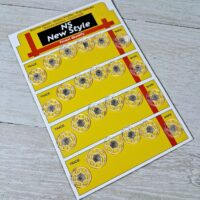 Кнопка пришивна 25мм пластик прозора 1шт 2025