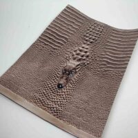 Кожзам с тиснением Крокодил коричневый 35*50см 6531!