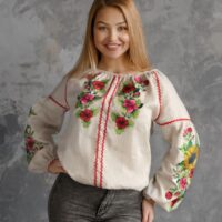 Блуза жіноча 4557 42р сіра