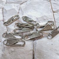 Підвіска для бігунка на блискавку срібло 3,5см