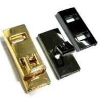 2158 Замок прямоугольник 20*41мм черный никель