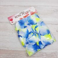 Лепестки роз ЛР бело-голубые