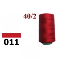 Нить полиэстер 40/2 4000ярд 011 красный 24759