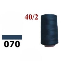 Нить полиэстер 40/2 4000ярд 070 Синий темный